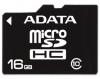 16GB AData microSDHC CL10 memory card with USB reader