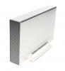 USB3.0 Aluminium External Hard Drive Enclosure for 3.5-inch SATA HDD (Silver)
