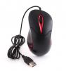 NEON Optical Mouse USB2.0 Dual-button with scrool-wheel Black/Burgundy