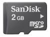 2GB Sandisk microSD memory card w/SD adapter