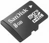 8GB Sandisk microSDHC memory card w/SD adapter (bulk)
