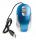 NEON Optical Mouse USB2.0 Dual-button with scrool-wheel Light Blue/Silver
